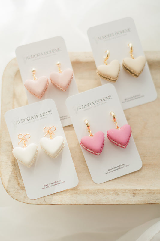 3D Heart Macarons