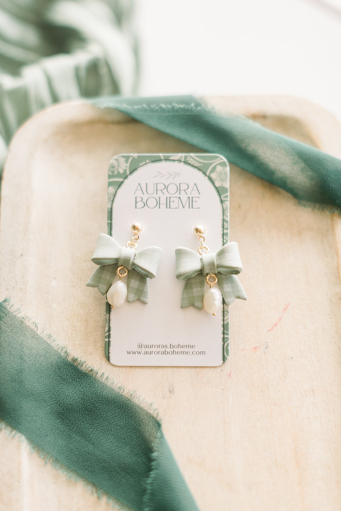 Gingham Bows
