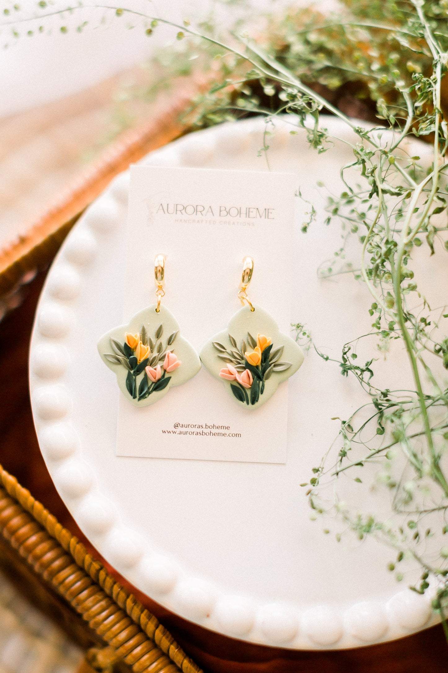 Wild Tulip Dangles