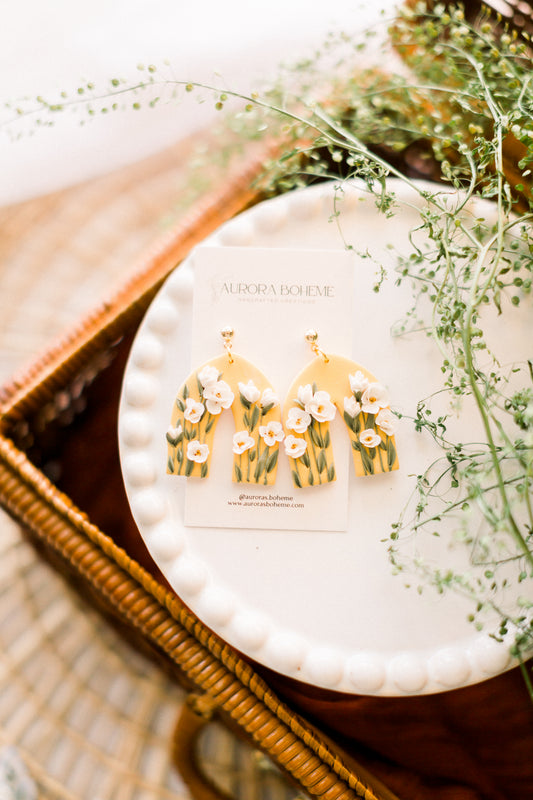 Yellow Floral Arches