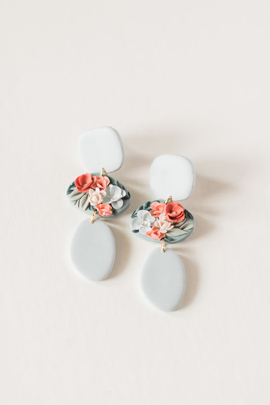 Beachy Floral Dangle